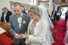 Svadobný obrad D&V - sviatosť manželstva - sobáš - svadobný fotograf Martin Minich - Minmar - Photography kostol - Prievidza
